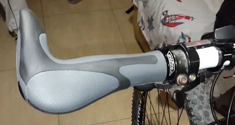 Cuernos Acoples Extensiones Puños Ergonómicos para Manillar Bicicleta 